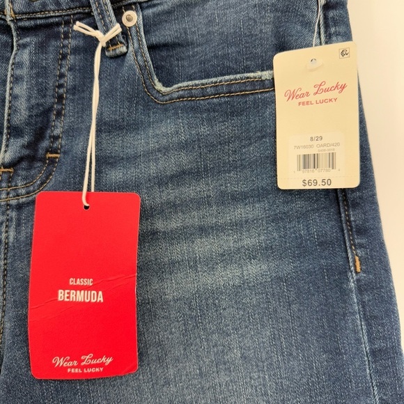 Lucky Brand Classic Bermuda Cut Off Denim Short 
S Size 8/29 - Picture 4 of 11